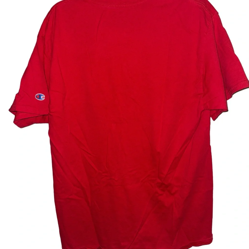 Champion Red Collegiate Short Sleeve Tee - Picture 2 of 3